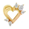 Heart Diamond Pendant Necklace