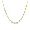Station Diamond Bar Necklace