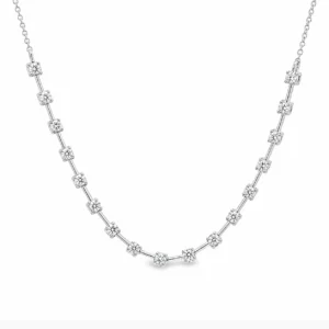 Stationed Diamond Necklace