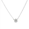Diamond Cluster Pendant Necklace