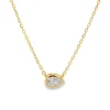 Pear Diamond Solitaire Necklace