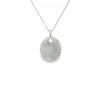 Pave Diamond Disc Pendant