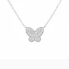 Butterfly Diamond Pendant Necklace