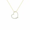 Diamond Heart Pendant Necklace