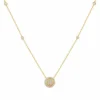 Round Diamond Pendant Necklace