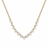 Chevron Lab Diamond Necklace