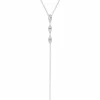 Diamond Y Lariat Necklace