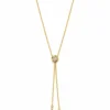 Diamond Lariat Pendant Necklace