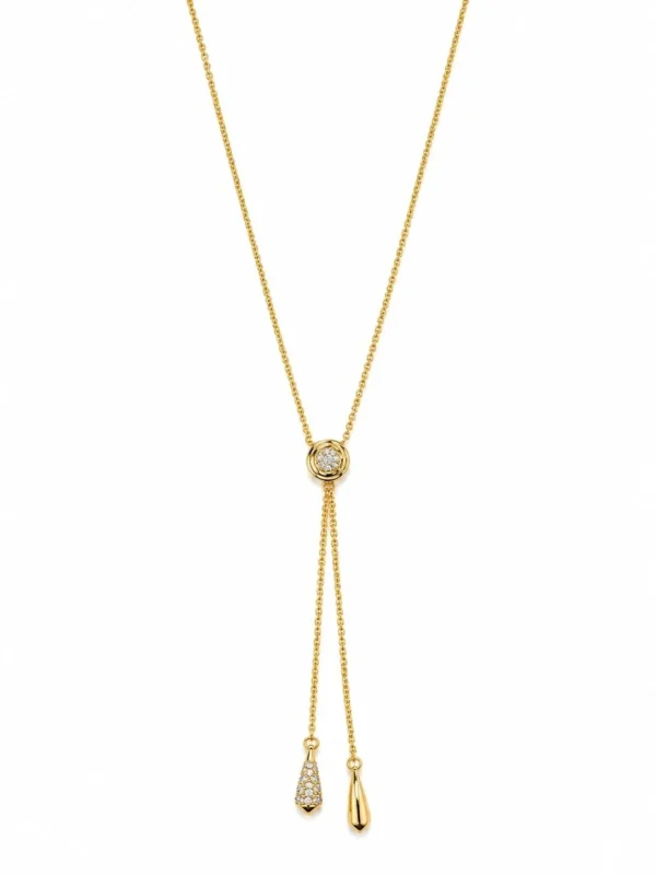 Diamond Lariat Pendant Necklace