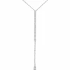 Diamond Y Drop Necklace