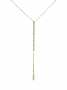 Diamond Y Drop Necklace