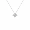 Diamond Cluster Pendant Necklace