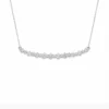 Diamond Curved Bar Pendant