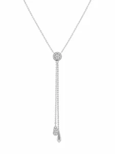 Diamond Lariat Drop Necklace