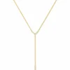 Diamond Y Drop Necklace