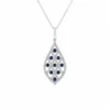 Sapphire Diamond Lattice Pendant
