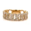 Diamond Chain Link Ring