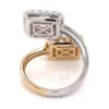 Bypass Diamond Halo Ring