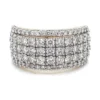 Multi Row Diamond Band