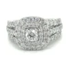 Double Halo Diamond Ring