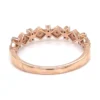 Geometric Diamond Band Ring