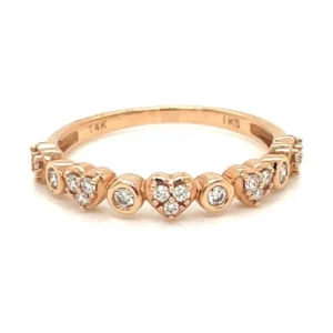 Heart Diamond Band Ring