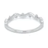 Curved Diamond Contour Ring