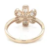 Floral Diamond Cluster Ring