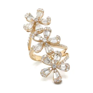Floral Diamond Fashion Ring