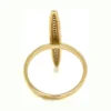 Elongated Sapphire Bar Ring