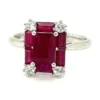 Emerald Ruby Diamond Ring