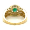 Oval Emerald Diamond Ring