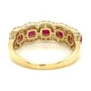 Five Stone Gemstone Ring