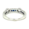 Blue Gemstone Diamond Ring