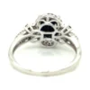Oval Sapphire Halo Ring