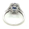 Oval Gemstone Halo Ring
