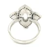 Floral Enamel Diamond Ring
