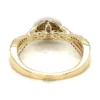 Enamel Diamond Halo Ring