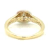 Enamel Diamond Cushion Ring