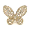 Diamond Butterfly Statement Ring
