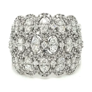 Diamond Cluster Band Ring