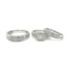 Diamond Cluster Ring Set