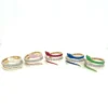 Enamel Snake Diamond Ring