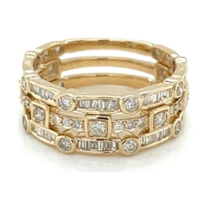 Baguette Diamond Fashion Band