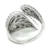 Pave Diamond Bypass Ring