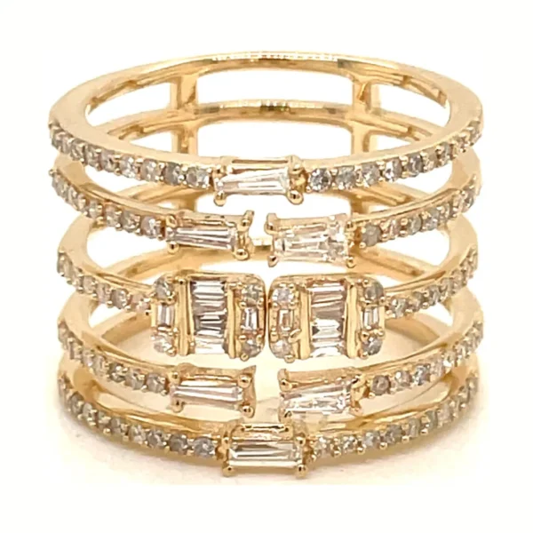 Multi Band Diamond Ring