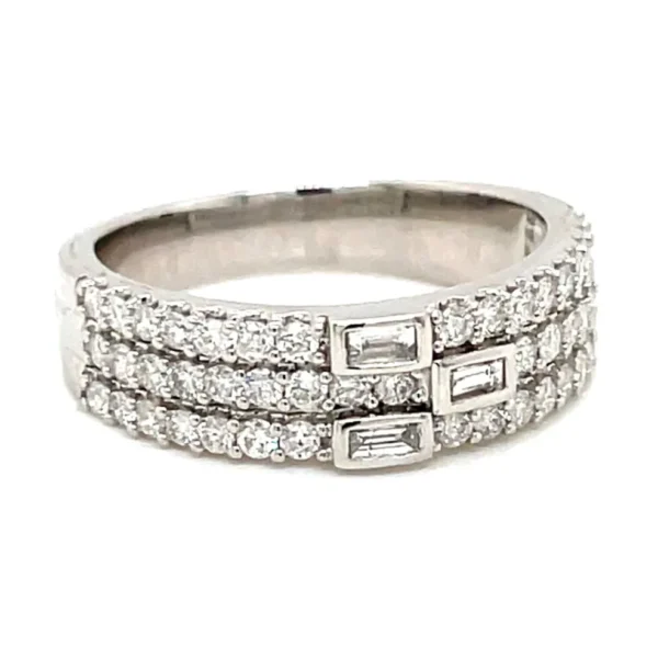 Multi Row Diamond Ring