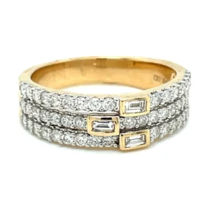 Multi Row Diamond Ring