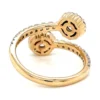Diamond Bypass Halo Ring