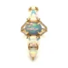 Opal Diamond Ring